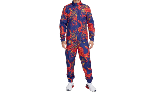 FC BARCELONA SOCCER WOVEN TRACKSUIT "Deep Royal Blue/Deep Royal Blue/University Gold/University Gold" FJ5565 455