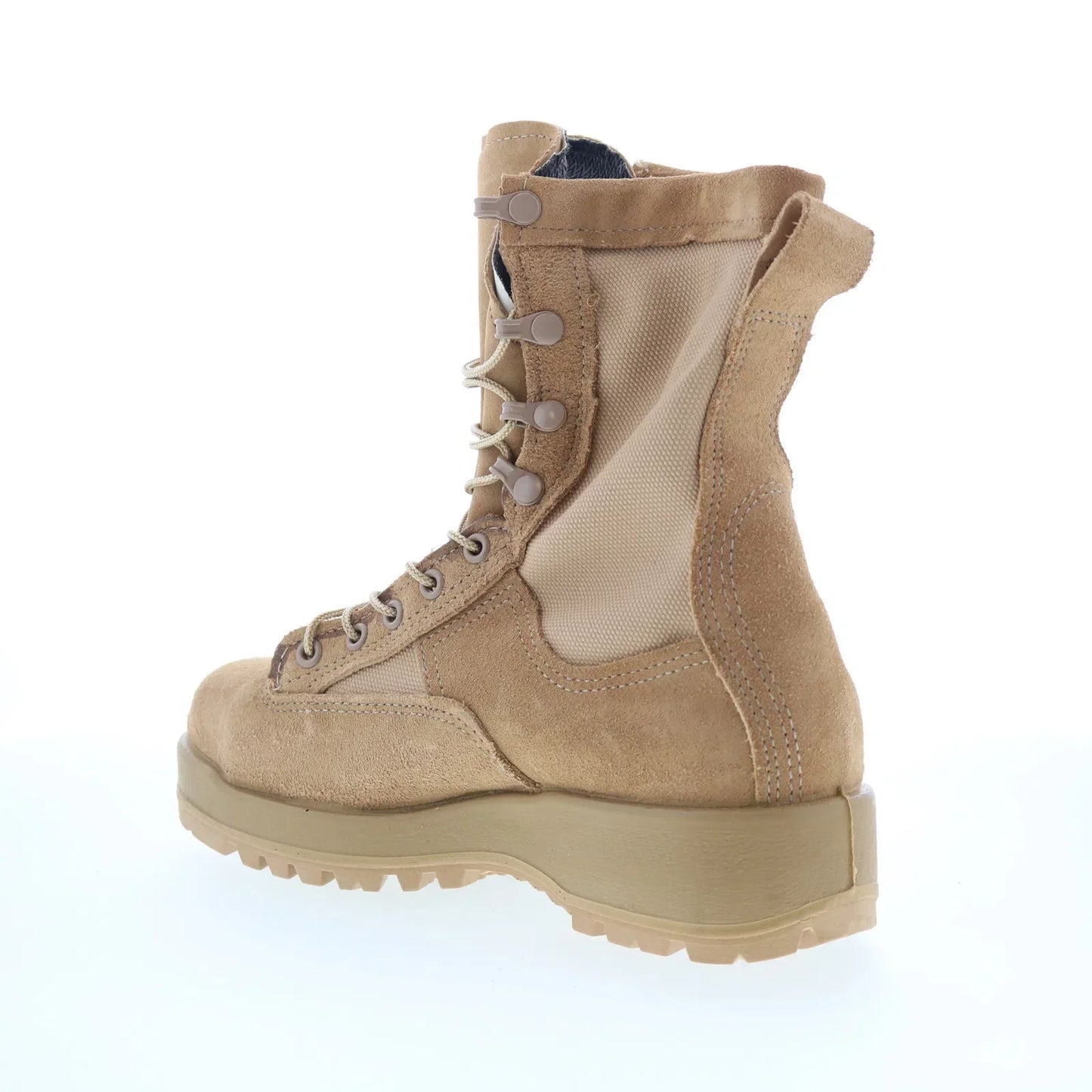 Belleville WP Steel Toe Combat Boot Made In USA Mens Brown Wide Boots