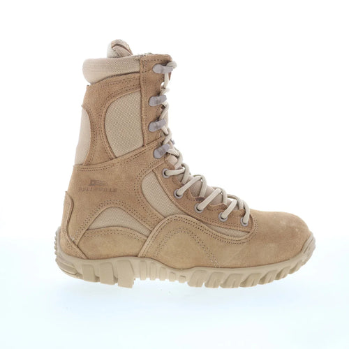 Belleville Waterproof Assault Flight Tan Made In USA Mens Brown Wide Boots