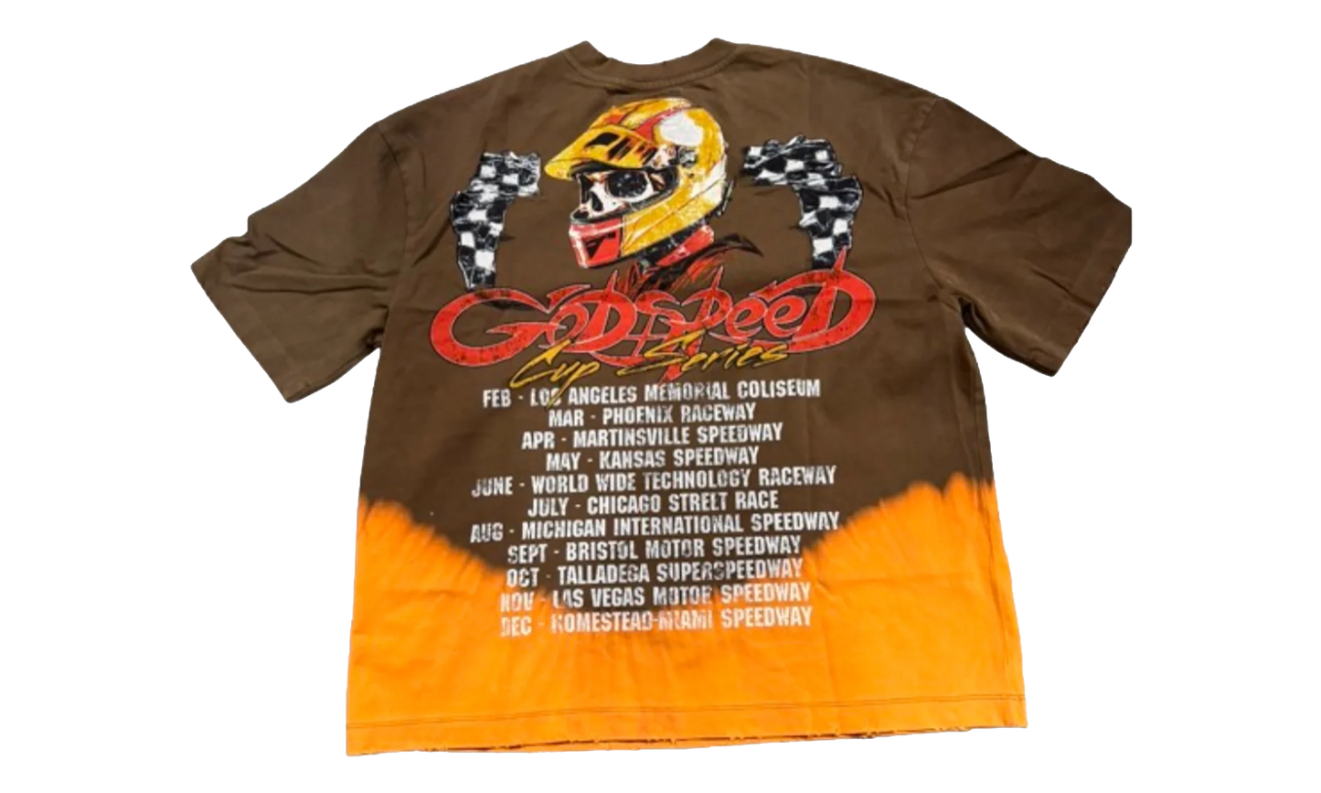 FTW Tee "Brown Bleached Wash" GS034