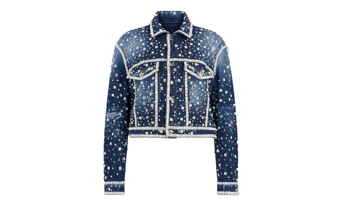 Discoball Boxy Jean Jacket "Navy Blue" S72AM1098S30664470