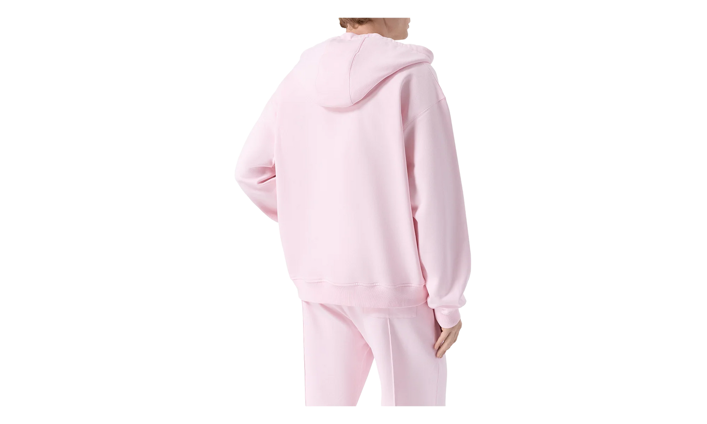 Casa Way Mascot Printed Full Zip Hoodie "Pink" M AW25 JTP 408 05