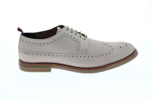 Ben Sherman Birk Long Wingtip BNM00025 Mens Pink Leather Lace Up Oxfords Shoes