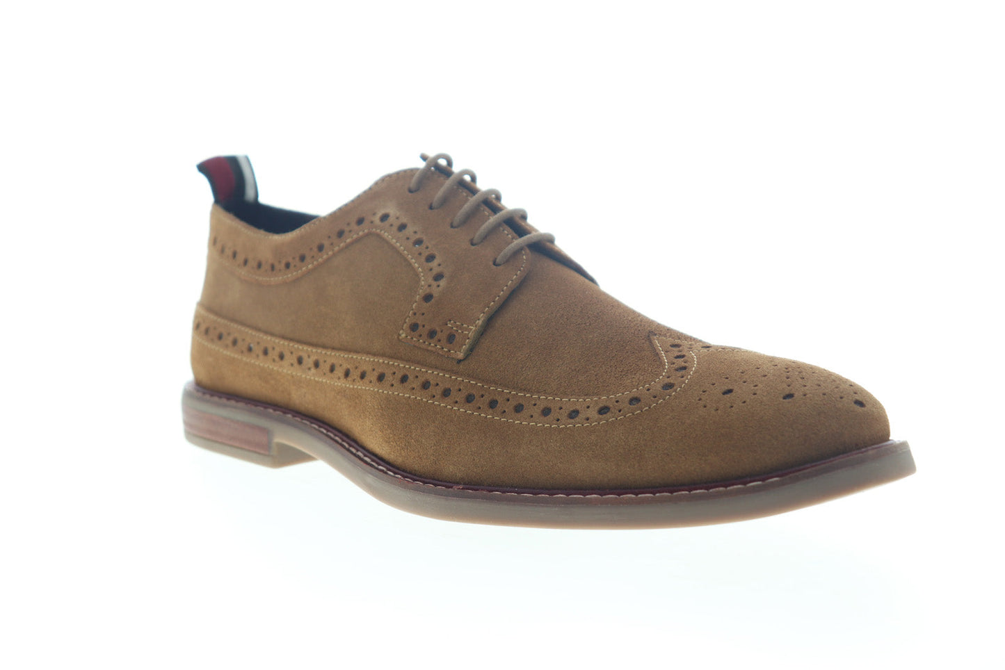 Ben Sherman Birk Long Wing BNM00025 Mens Brown Suede Wingtip Oxfords Shoes