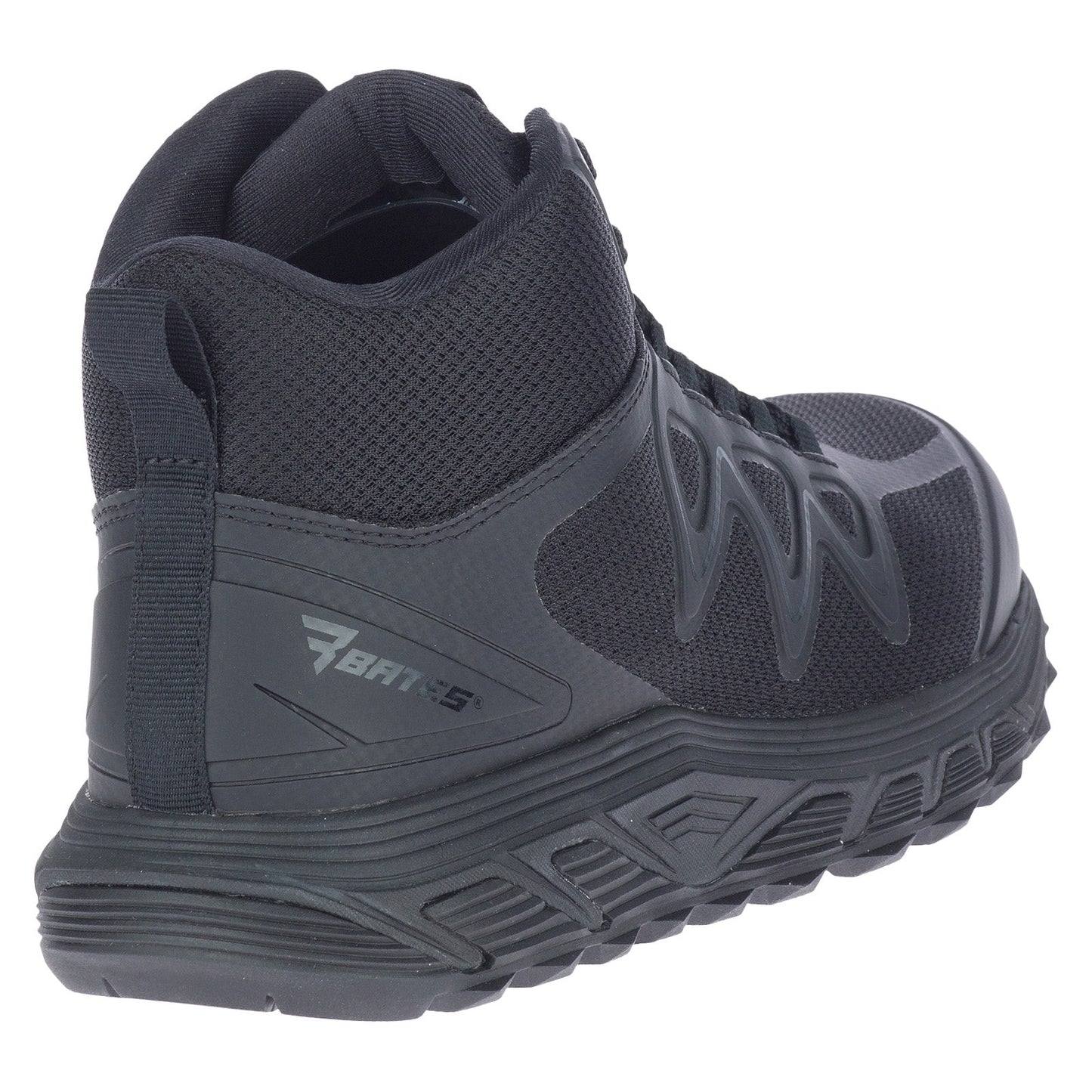 Bates Rush Mid E01140 Womens Black Mesh Lace Up Tactical Boots