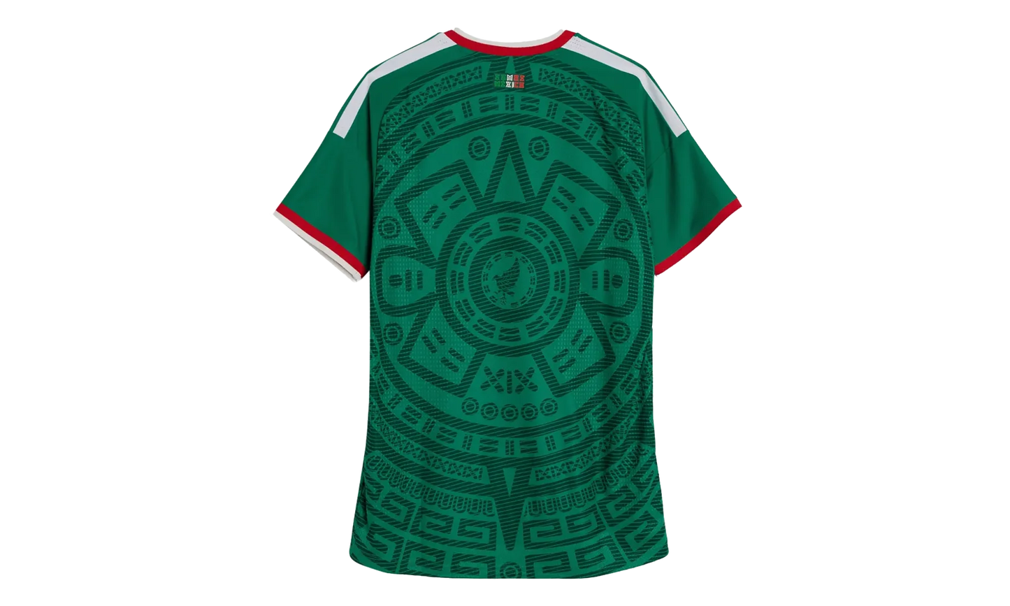 Mexico 26 Home Authentic Jersey "Bold Green" JL8540