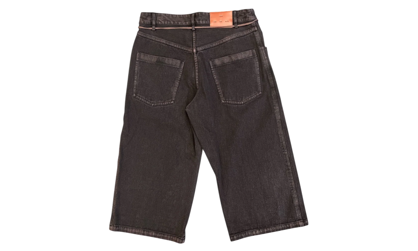 Long Denim Shorts "Black Fade Out" 261 MST055 FADEBLK