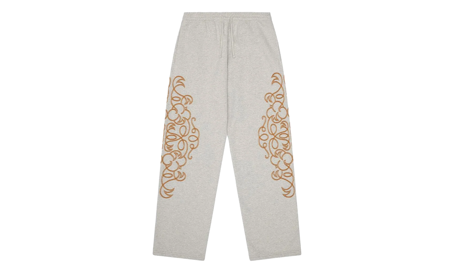 Western Embroidered Sweatpants "Grey" DT583
