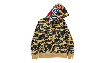 1st Camo Windstopper Shark Full Zip Hoodie "Yellow" B1CSFZHSY