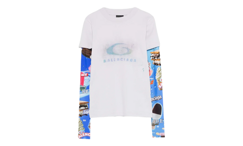 Double Sleeve T-Shirt WMNS "Multi" 809262 TTVN7 9059
