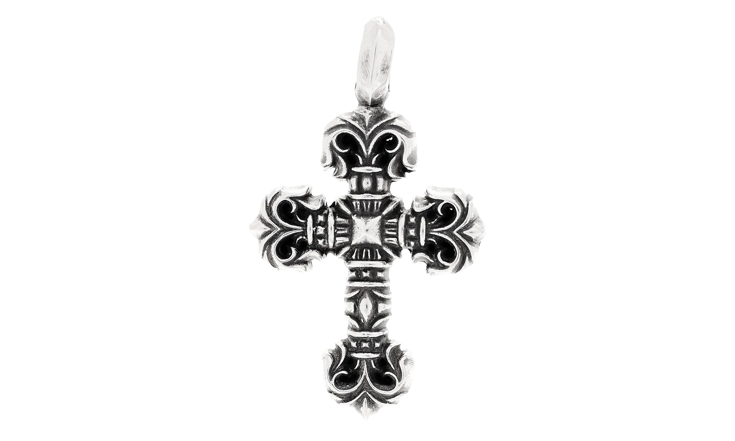 Filigree Cross Pendant "Extra Small - Sterling Silver" CHRM0795