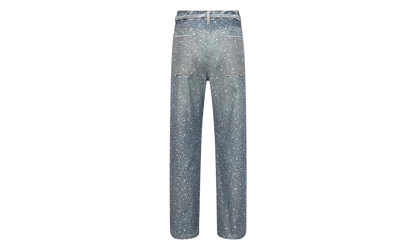 3D Printed Washed Swarovski Diamond Jean "Blue" BC24SSPT05 BLUE
