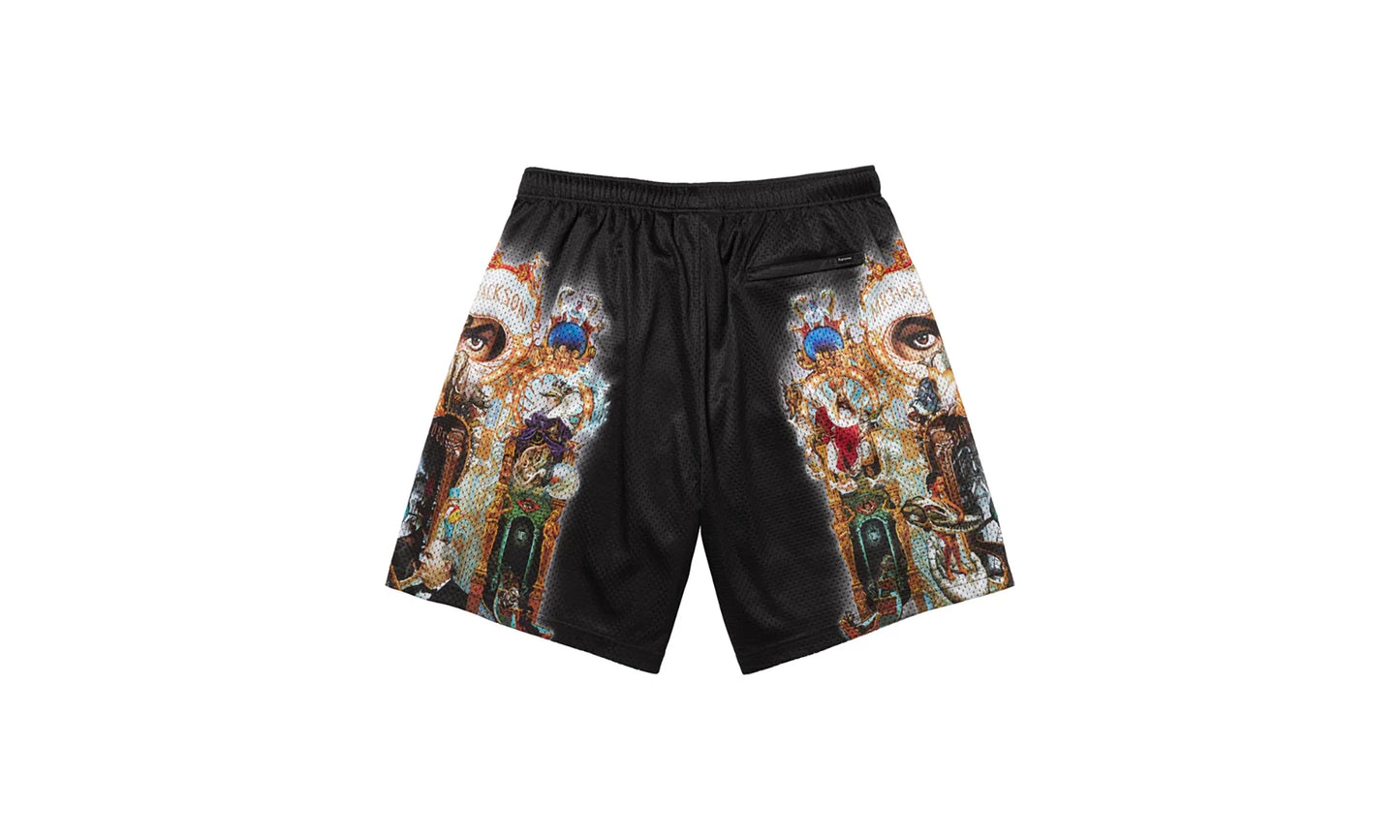Michael Jackson® Dangerous Mesh Short "FW25 - Black" SU26849