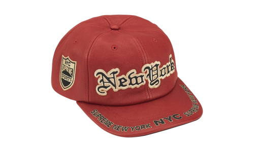 New York Leather 6-Panel "FW25 - Red" SU26920