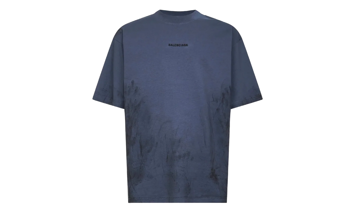Medium Fit T-Shirt "Faded Dark Blue / Black" 764235 TTVF9 3364