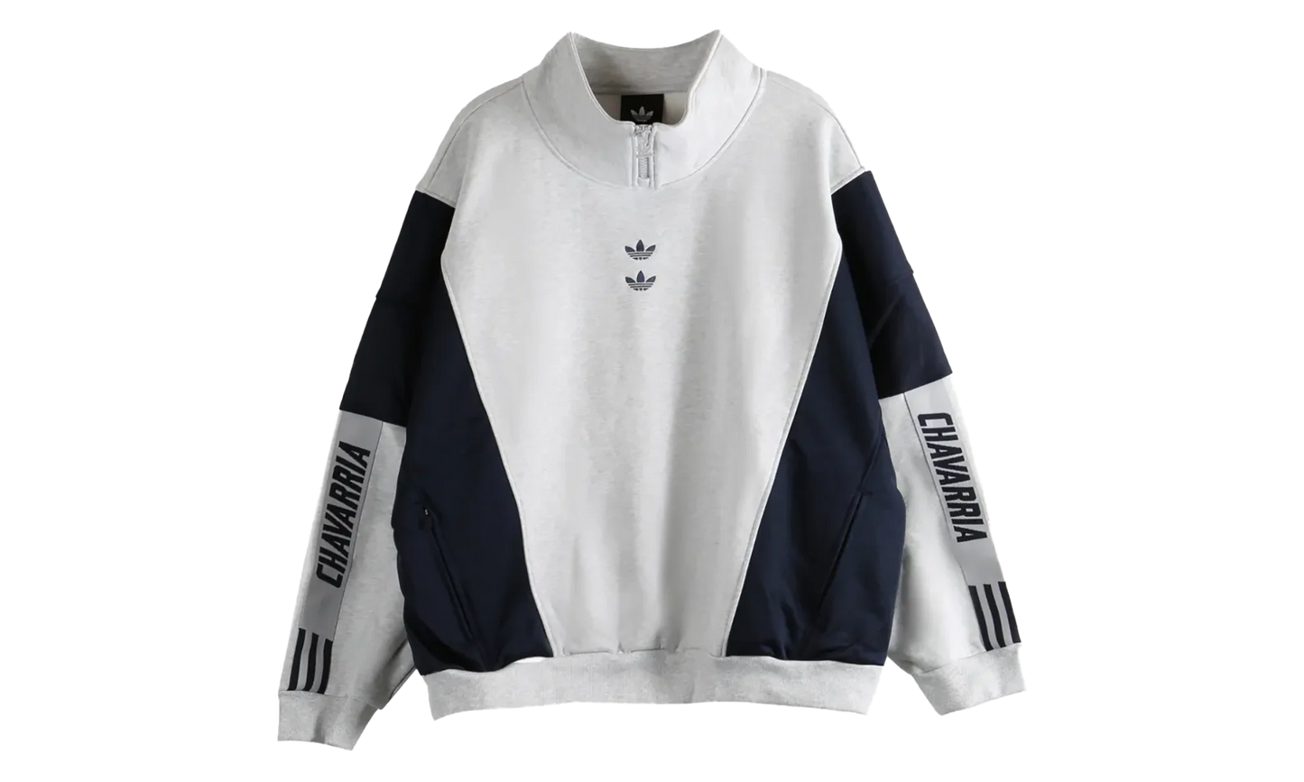 CHAVARRIA WATSONVILLE MOCKNECK Jumper "Light Grey Heather / Legend Ink" KD1803