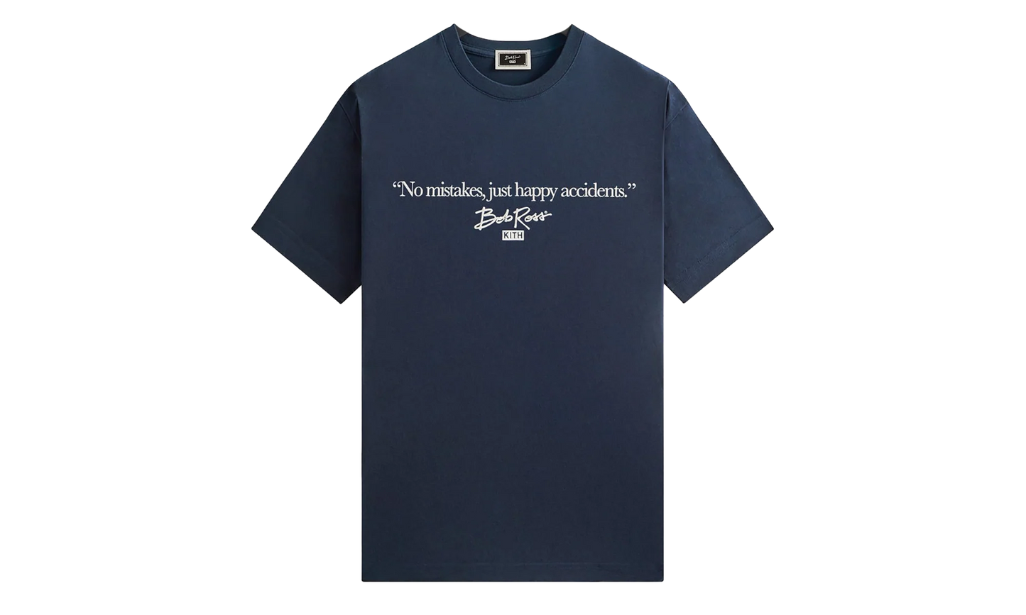 Bob Ross Happy Accidents Quote Tee "Nocturnal" KHM033940 413