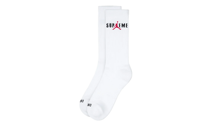 Jordan Crew Socks (2 Pack) "White" SU26954
