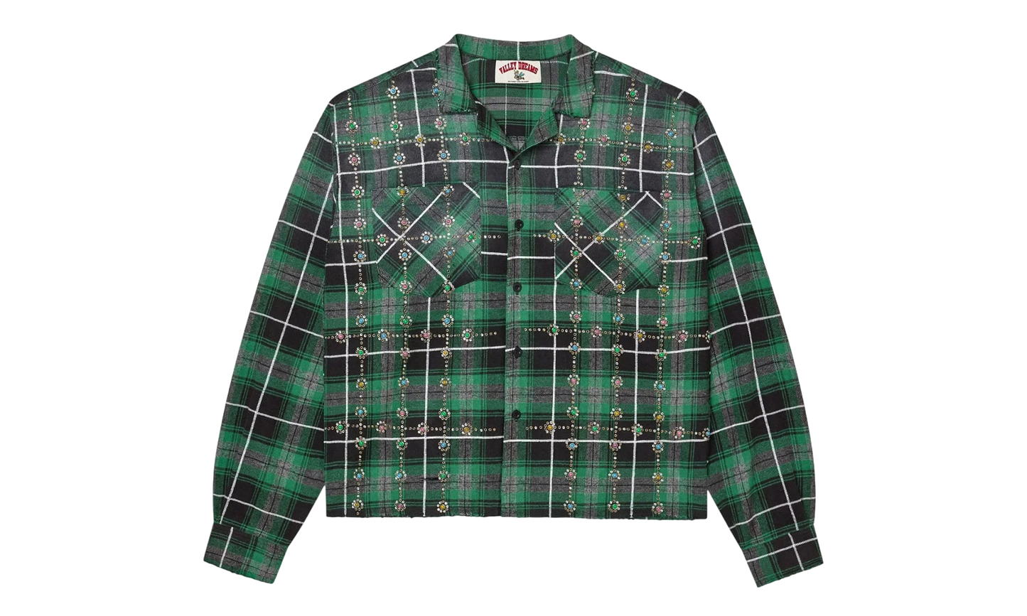 Grinch Gems Flannel "Green" 11451 10004VFGGFG GREE