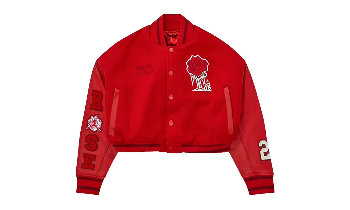 Teyana Taylor Women's Varsity Jacket "Gym Red/Sail/Team Red" FB2642 687