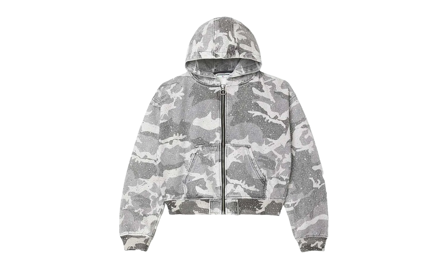 Crystal Camo Work Zip Up Jacket "Grey" 10076925