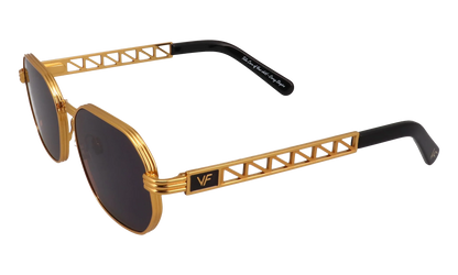 Hustler Jacques Cartier Edition 24KT "Yellow Gold / Black" JCHU2 0001 CUT 11B5