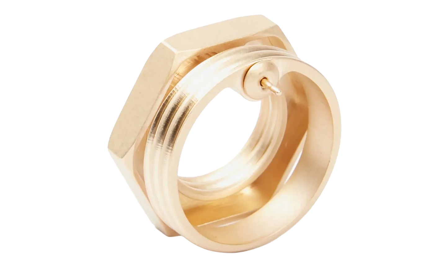 Bolt & Nut Cutout Earring "GOLD" SM0VG0022SV0272950