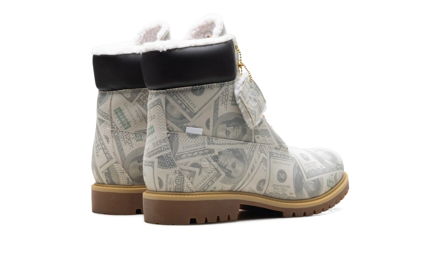 Timberland 6" Premium Waterproof Boot "Supreme x MM6 Maison Margiela $100 Bills" TB0A5NG5ALP