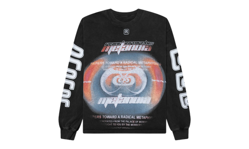 Divinity Paper Garden Long-Sleeve Tee "Faded Black" DIVN LS06 FBLK