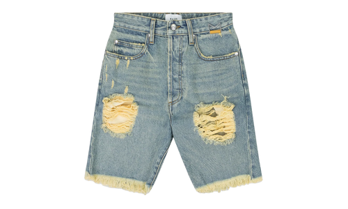 Distressed Denim Shorts "Indigo" RHD-MBTM-0221