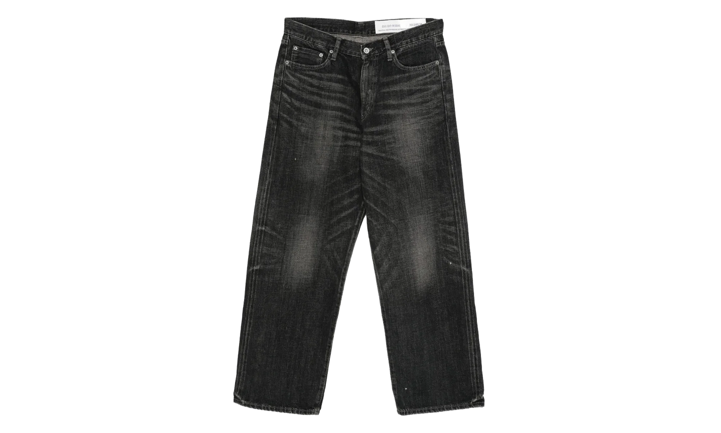 Washed Denim DPWide Pants "Black" 252XBNH PTM04 BLAC