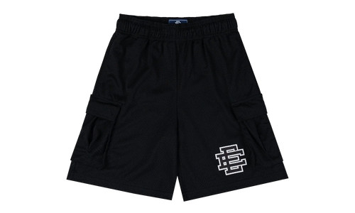 EE Basic Cargo Shorts "Black / White" EE203