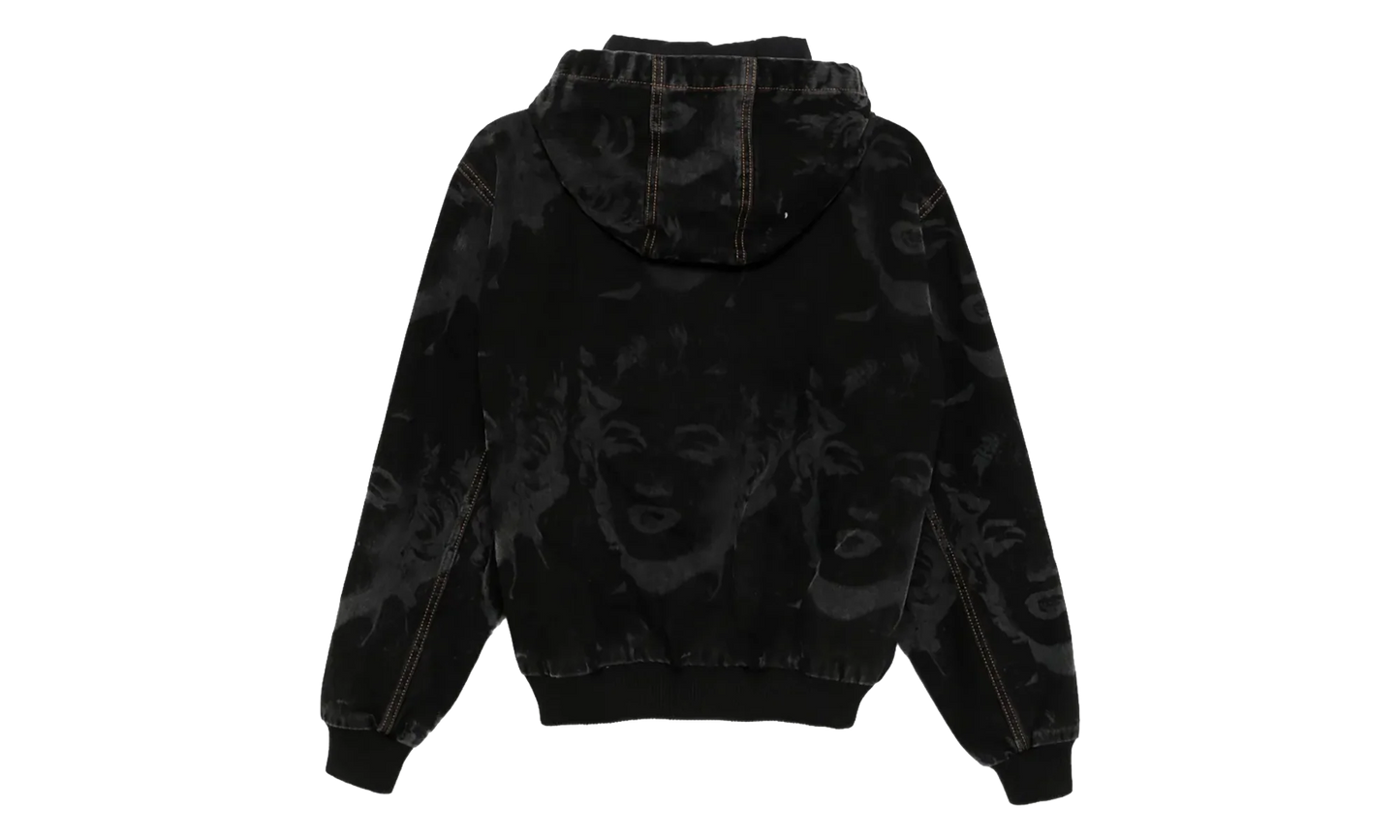 Marilyn Denim Workwear Jacket "Black" VAQ10J006