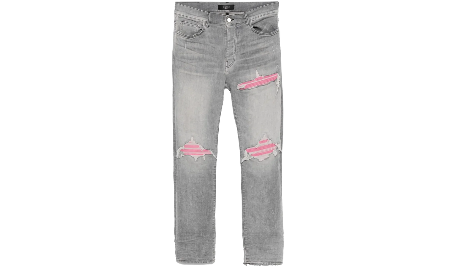 MX1 Ultrasuede Patch Jeans "Concrete Grey Pink" AMDNSY1120 569