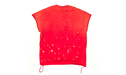 Luke Thermal Long Sleeve Tee Shirt "Red White" PS26TEE006 RED