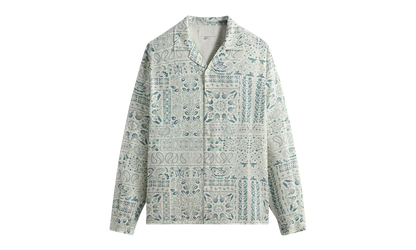 Lyocell Long-Sleeve Thompson Camp Collar Shirt "Tranquility" KHM032009 341