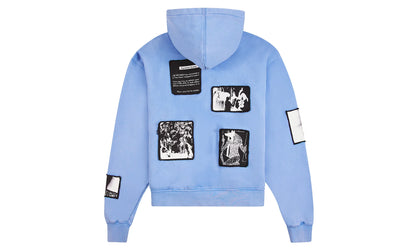 Zev Digital Patch Hoodie "Blue" MDGDK909 BLUE