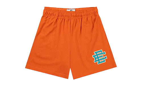 EE Basic Shorts "Harvest Pumpkin Orange / Blue" EE264