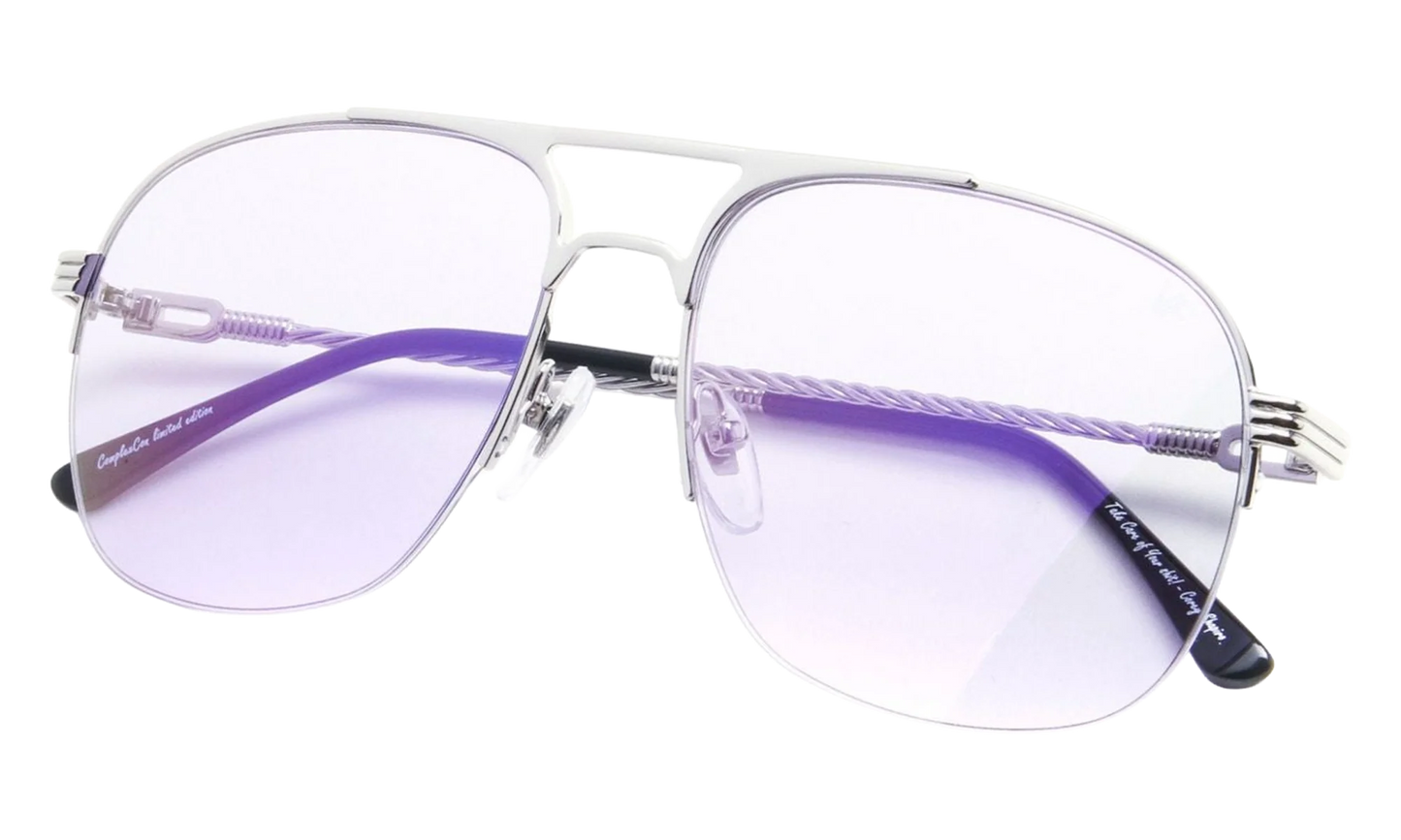 Snatch Half Rim 18KT "White Gold / Smoke Flash Purple" HRSN2 0009 4B6
