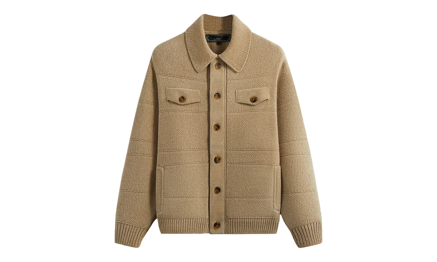 Stiles Knit Trucker Jacket "Plateau" KHM031545 253