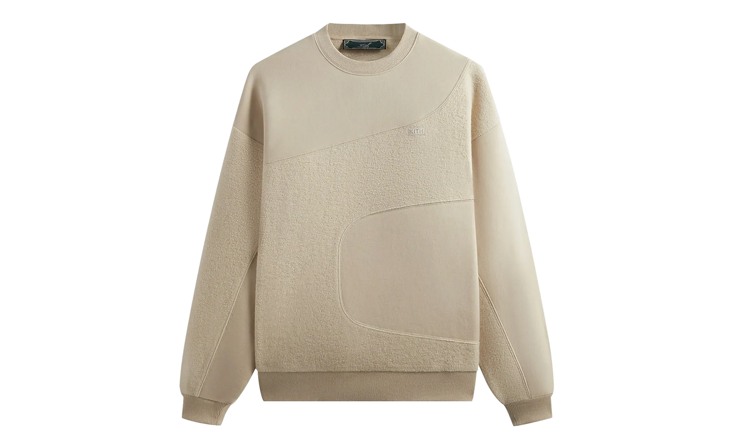 Curved Seam Madison Crewneck "Beige" KHM031531 262