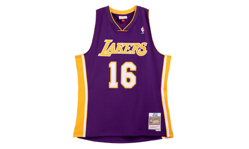 NBA Pau Gasol Dark Jersey "2009 Los Angeles Lakers - Purple" JY8637 LALPURP