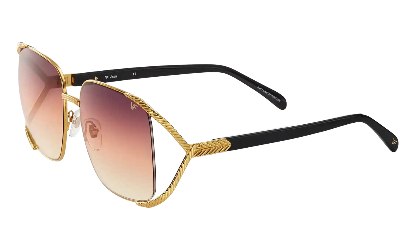 Vixen 24KT "Yellow Gold / Black / Brown Triple Gradient" MPVX2 0002 23T2