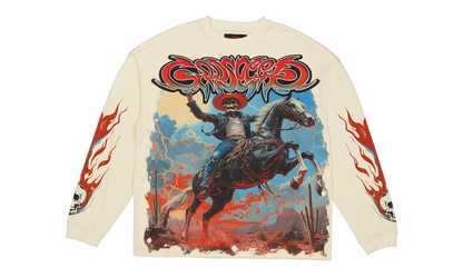 Western Long-sleeve Tee "Cream" GS029