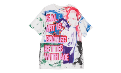 Bootleg Print Tee "White / Multicolor" BWA75