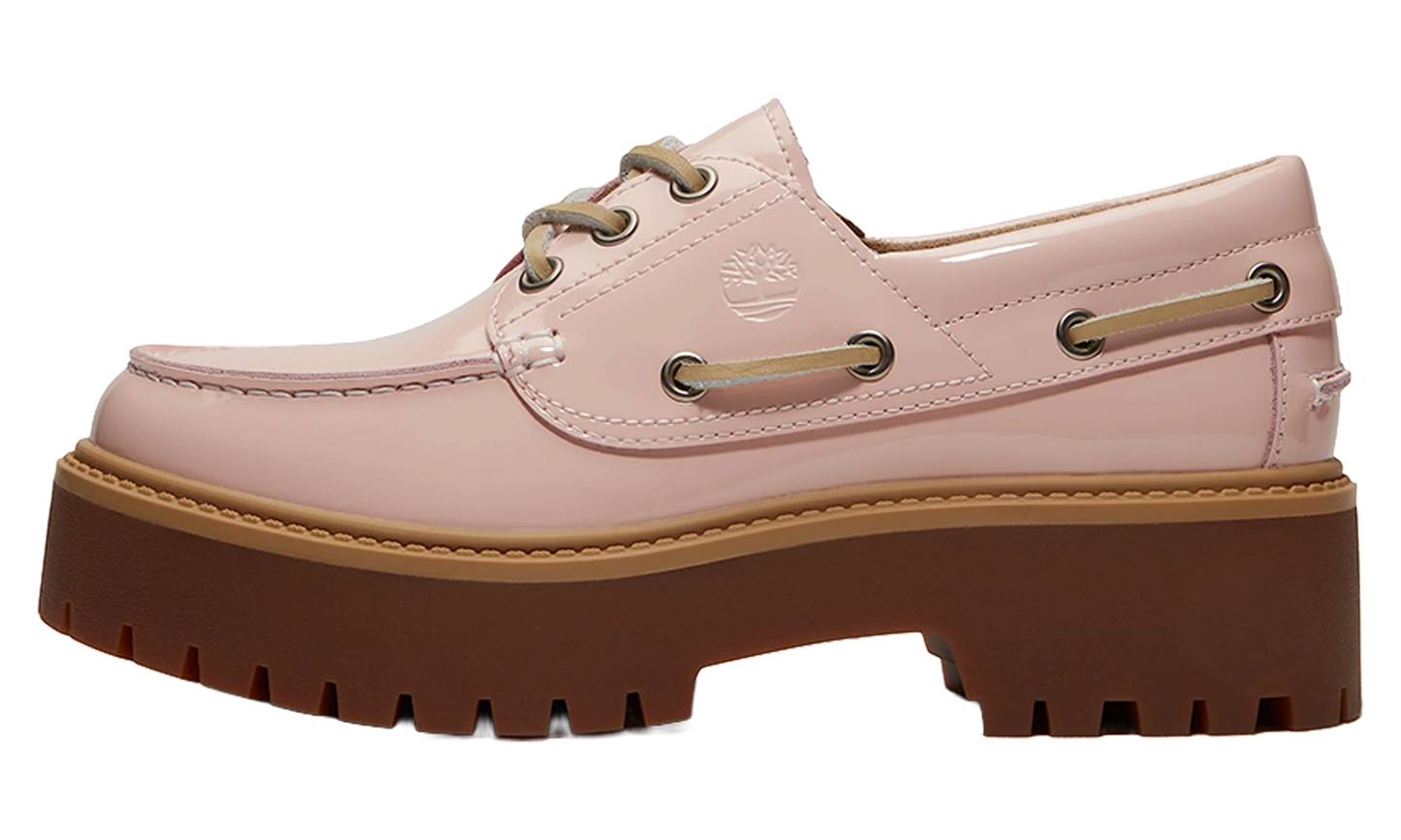 Stone Street Platform Boat WMNS "Light Pink Patent Leather" TB0A2GVFA5H