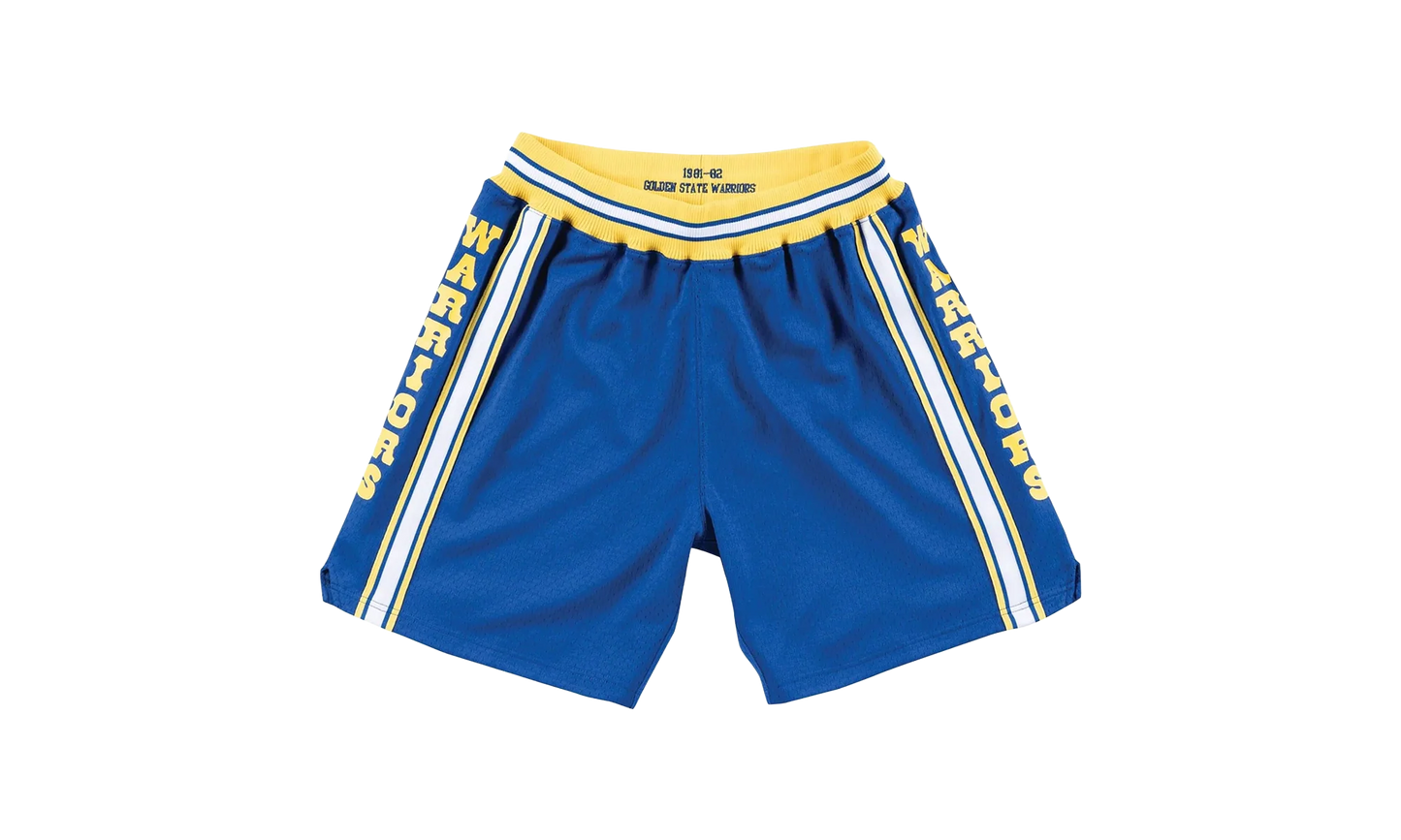 NBA Authentic Road Shorts "1981-82 Golden State Warriors - Blue" ASHRGS18038 GSWROYA81