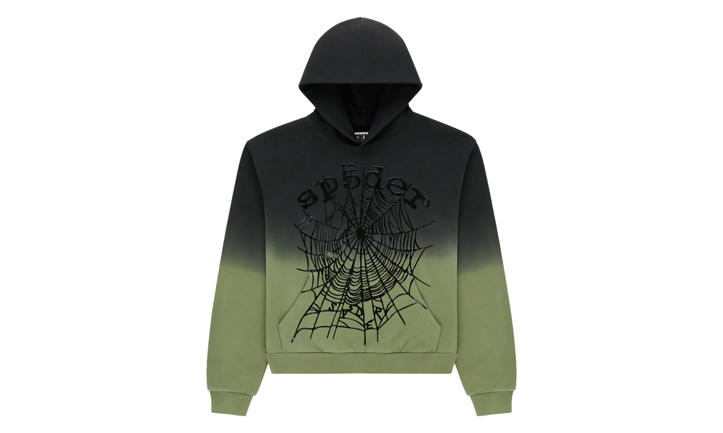 OG Web Ombre Hoodie "Green" SP5der355
