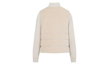 Stand Up Collar Zip Up Cardigan WMNS "White" MON53