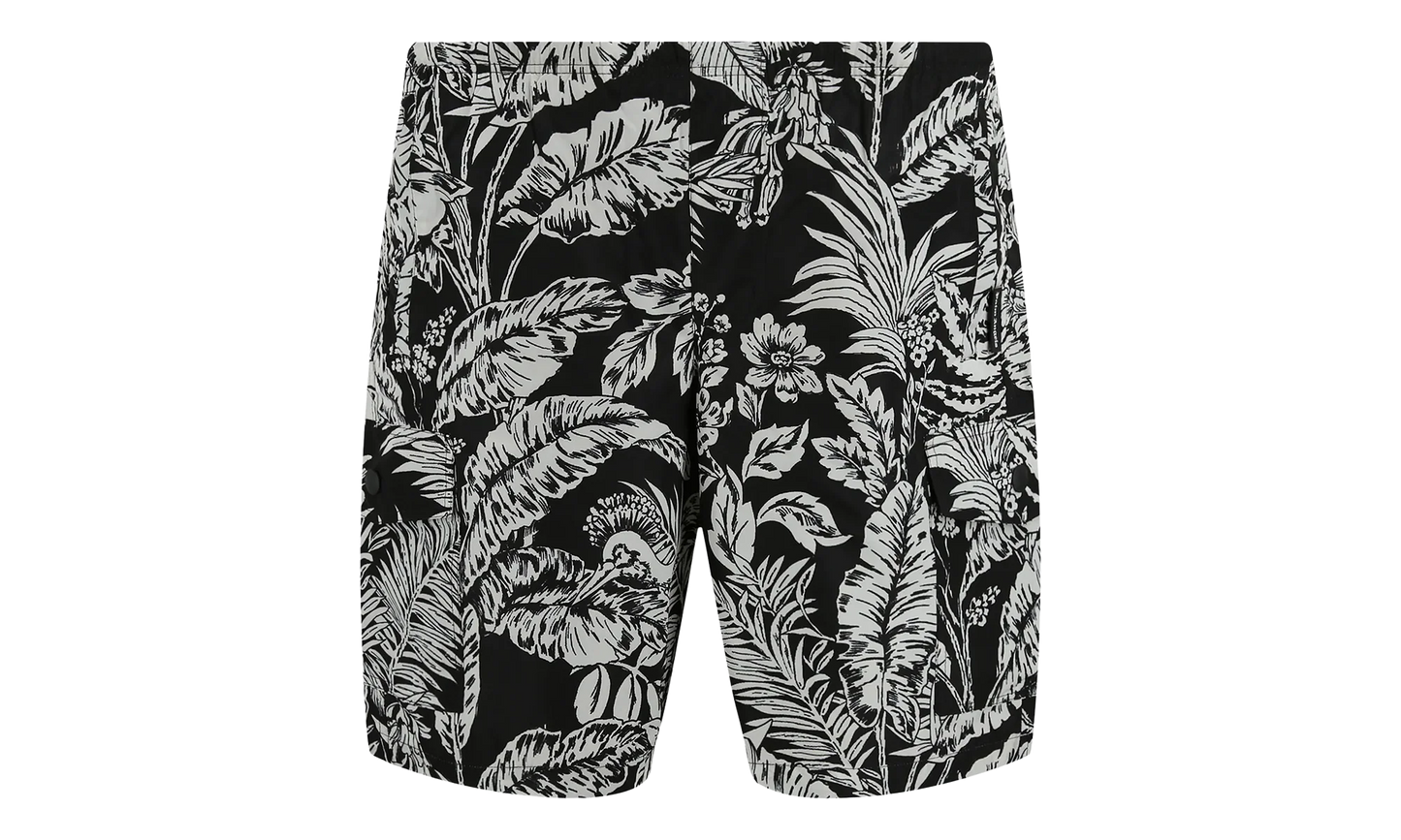 Jungle Parrots Swimshort "Black / Off White" PMFA005S22FAB0011001